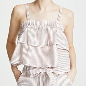 English Factory Seersucker Tank and Paper Bag Pants